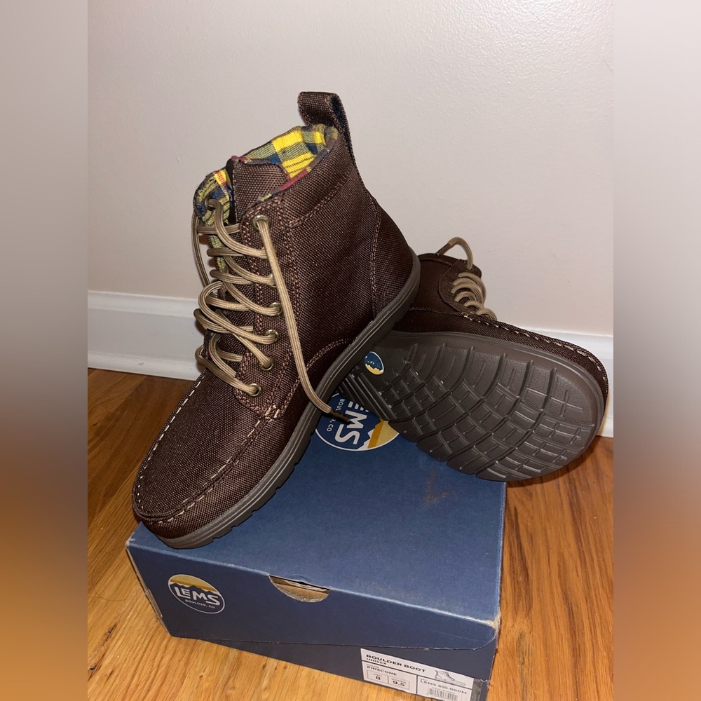 NWT LEMS Unisex Boulder Boot Vegan